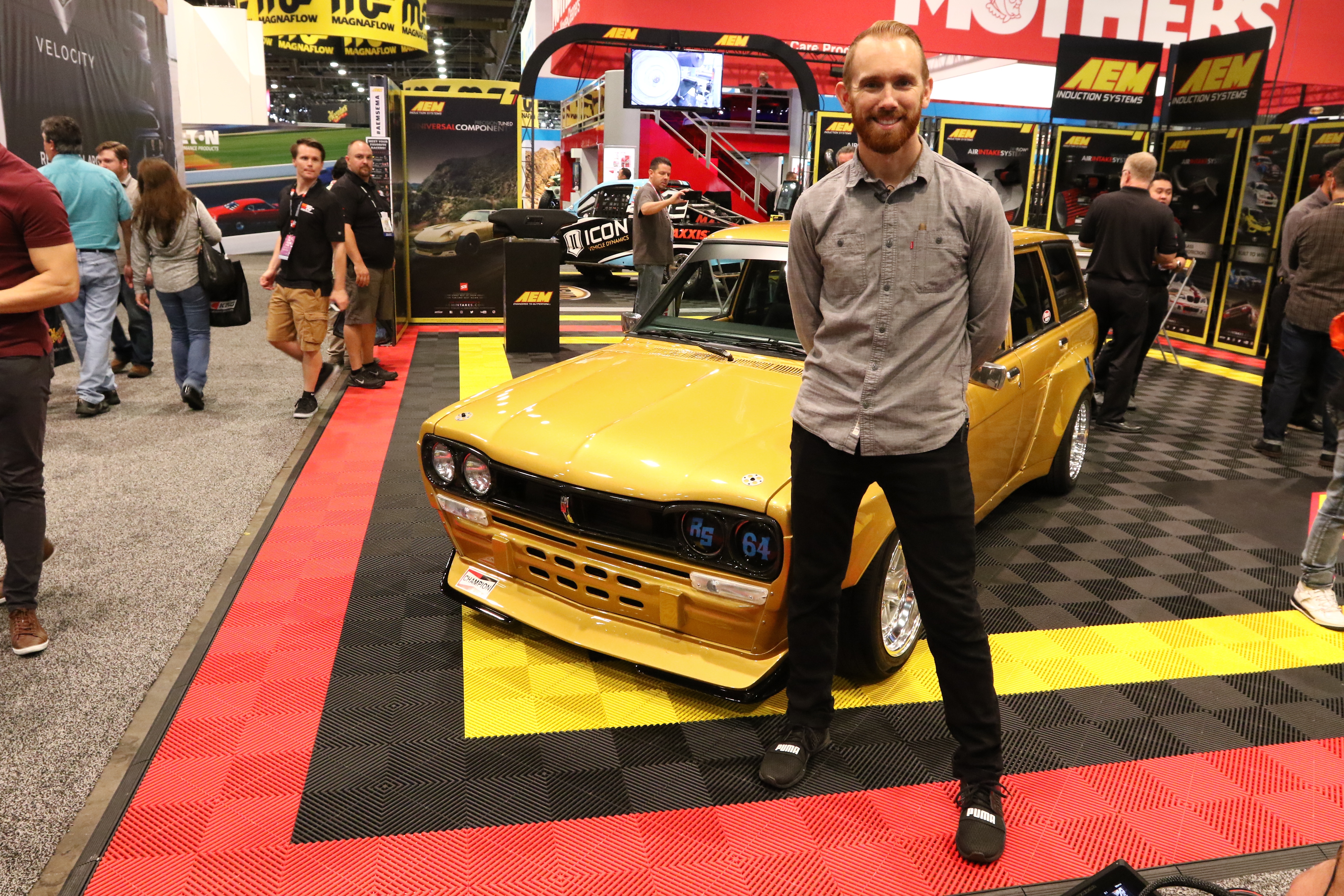 Chris Forsberg's Wild, Wide-Body Datsun Wagon
